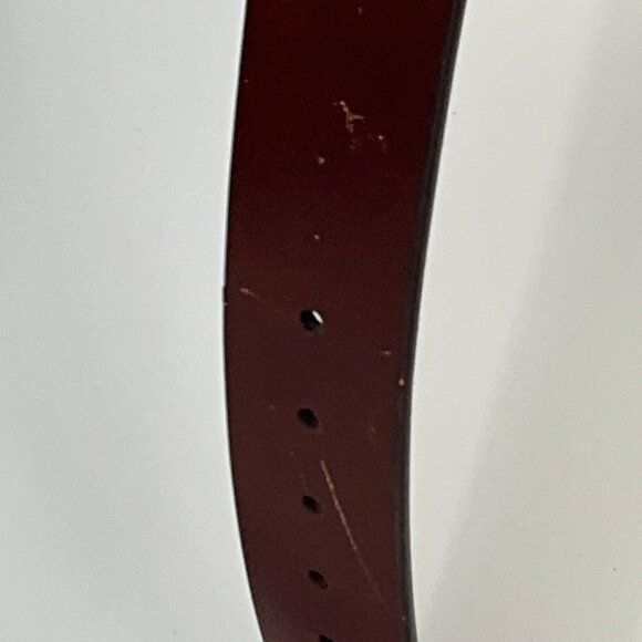 Auburn University Brown Child's Leather Belt Small 24" long - Picture 5 of 5